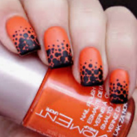 Nail Art Orange