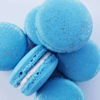 Blue Macarons