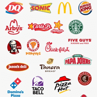 Fast Food Restaurant Logos 2048