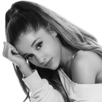 Ariana Grande In Black And White