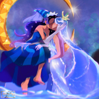 Sea Fairy And Moonlight